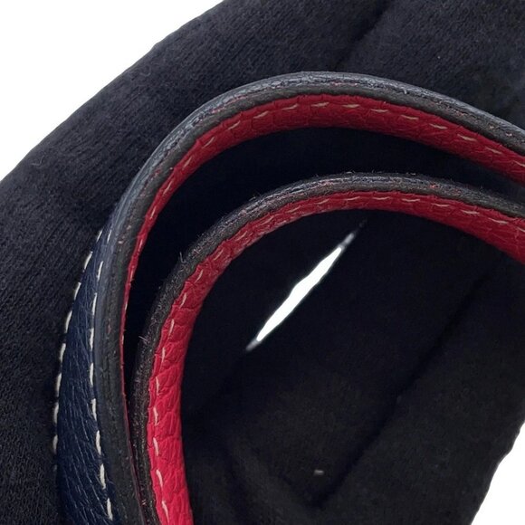 HERMES Double sense Size 28 Taurillon Clemence Rose Extreme/Blue Nuit - Picture 8 of 11